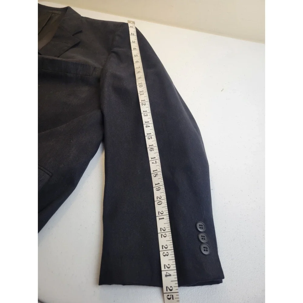 Fumagalli Blazer Sport Coat Classic Professional Business Formal‎ Black Mens 52